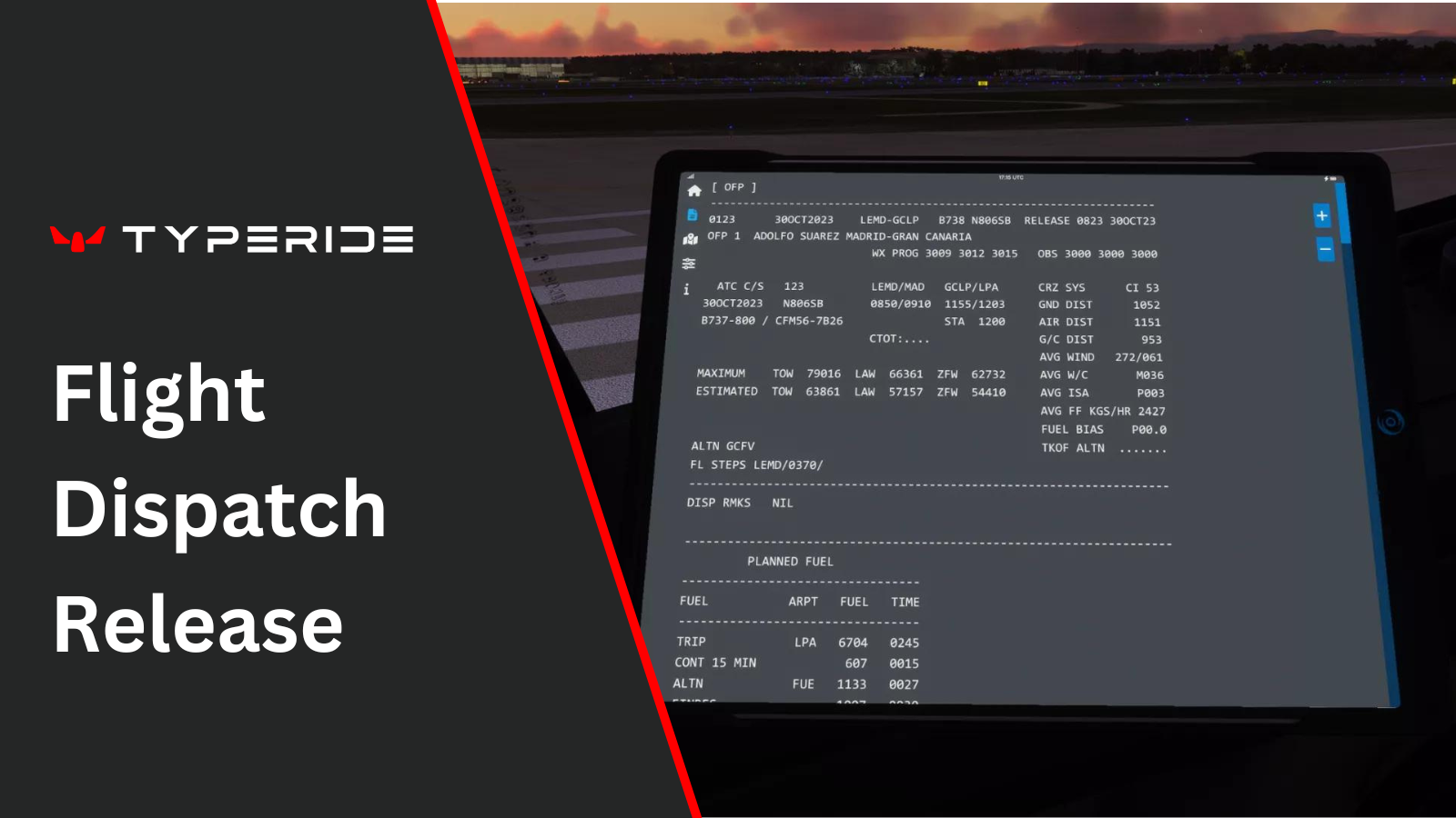 Flight Dispatch Release